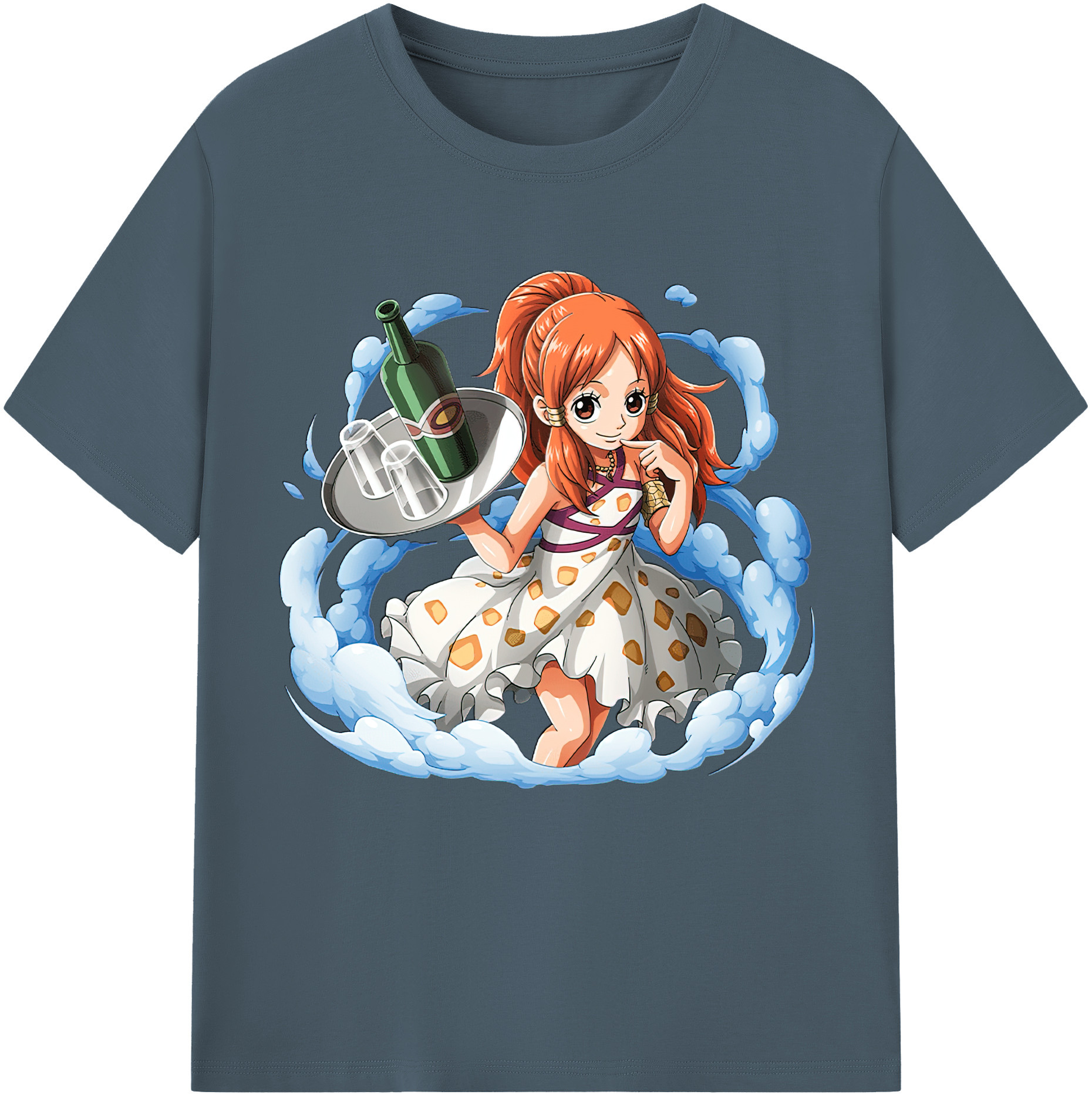 ワンピース ナミ ONE PIECE Nami 綿100％半袖Tシャツ（フロントプリント）